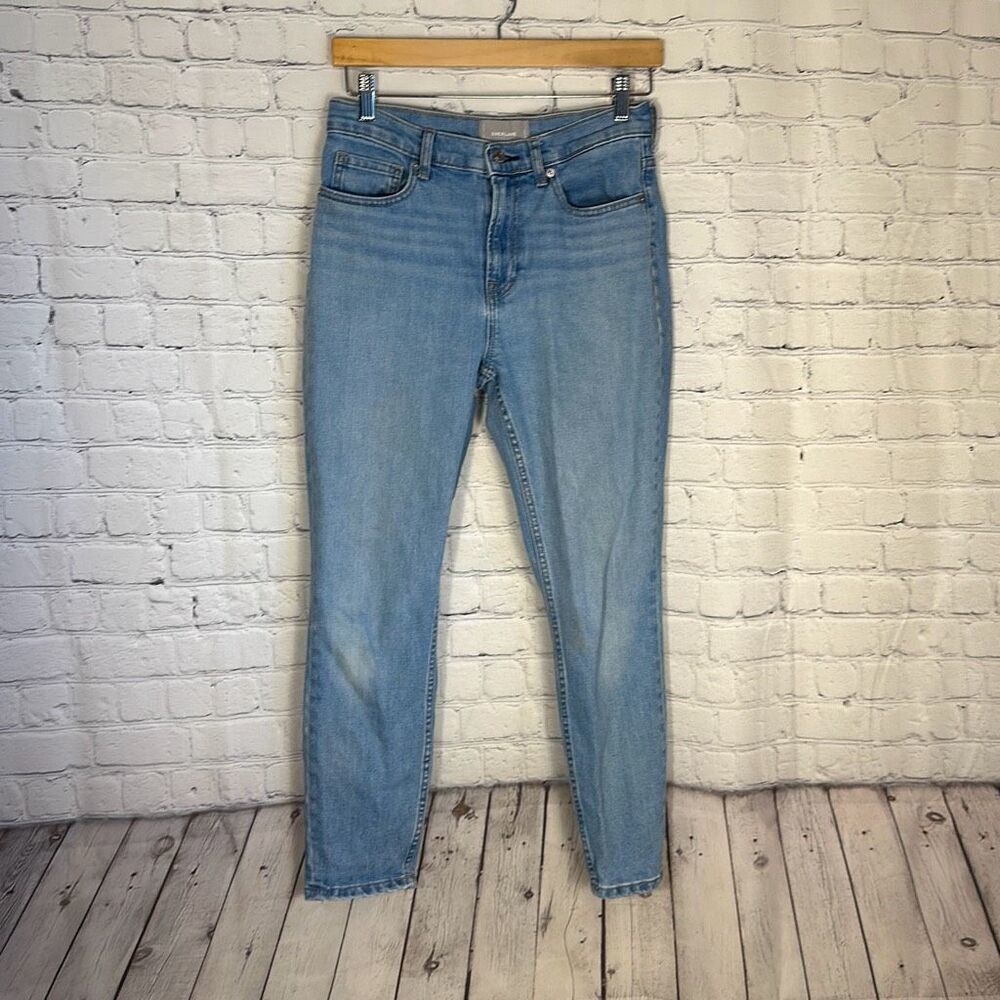 Everlane Ankle Jeans Light Wash Cotton size 28 SPOT